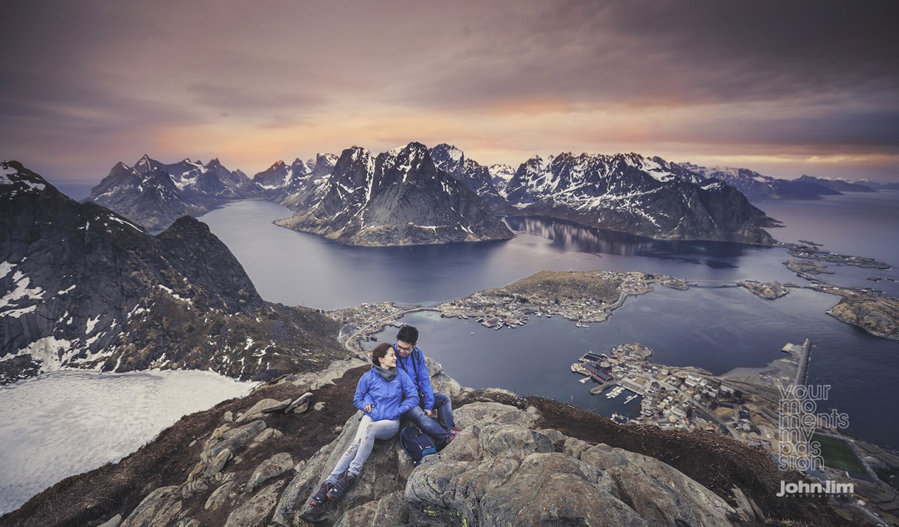 top professional award-winning wedding and portraiture portrait photography singapore, lofoten islands norway, destination wedding, epic landscape