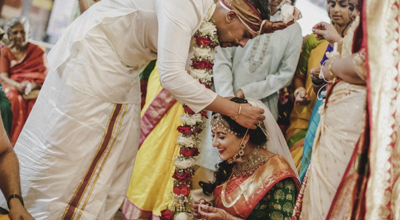 Spirited & Richly Detailed Indian Wedding Ceremony of Pravin & Prithi at Sri Senpaga Vinayagar Temple