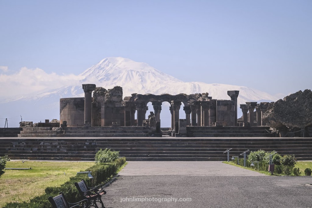 Overseas Pre Wedding Photoshoot in Armenia - Zvarnots Cathedral