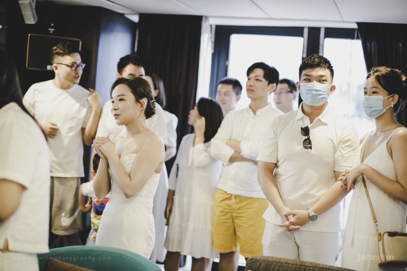 Wedding Solemnisation on a Yacht in Singapore