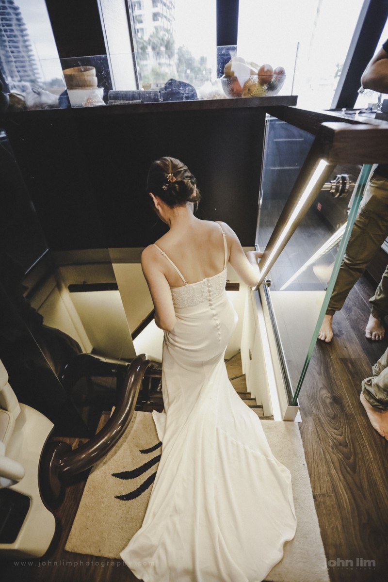 Wedding Solemnisation on a Yacht in Singapore