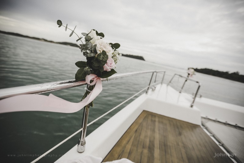 Wedding Solemnisation on a Yacht in Singapore