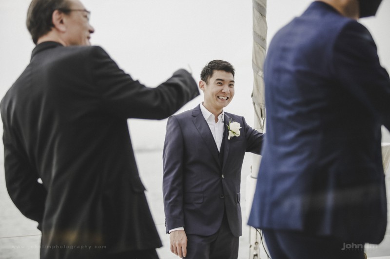 Wedding Solemnisation on a Yacht in Singapore