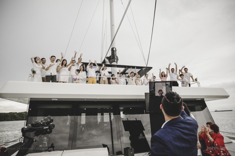 Wedding Solemnisation on a Yacht in Singapore