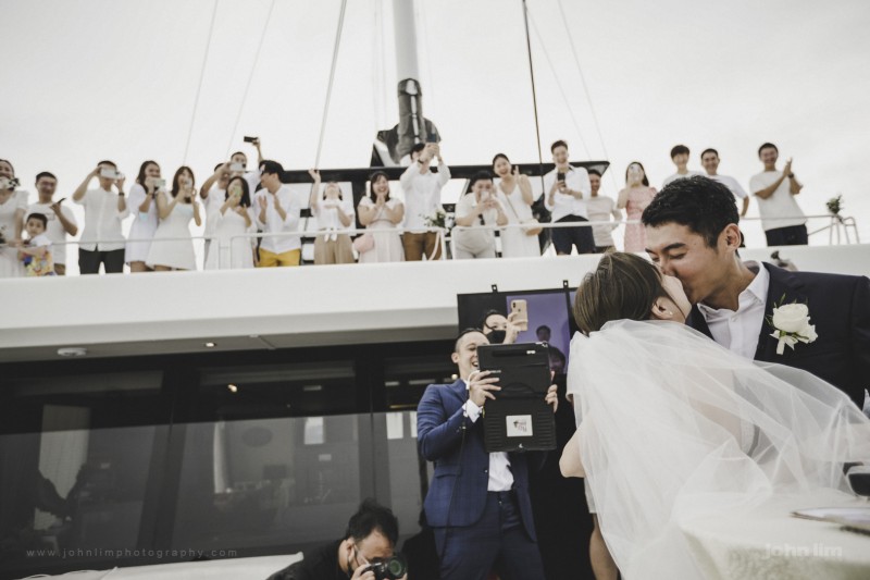 Wedding Solemnisation on a Yacht in Singapore