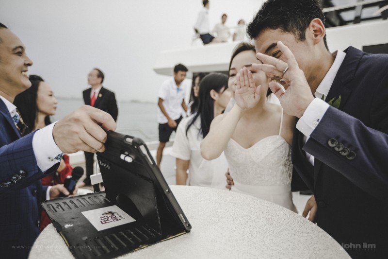 Wedding Solemnisation on a Yacht in Singapore