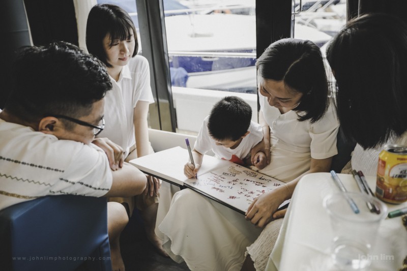 Wedding Solemnisation on a Yacht in Singapore